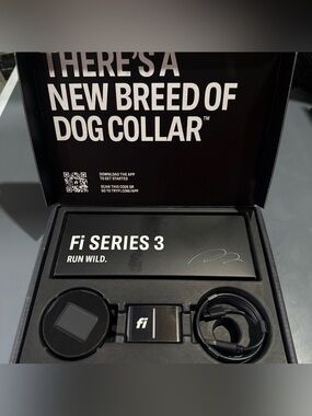 Fi Series 3 Smart Dog Collar Accessory Kit — Black - Gray collar Size L